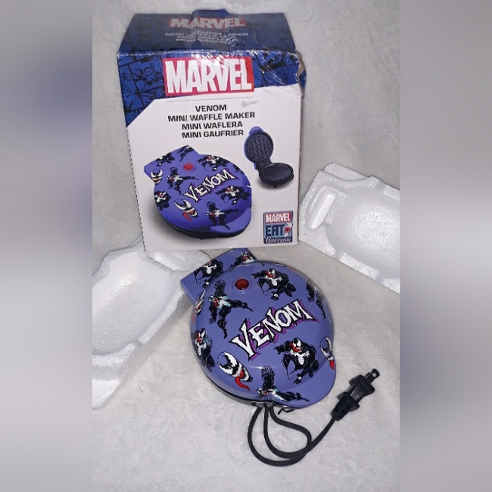 New in box Venom Mini Waffle Maker - Venom on Your Waffles